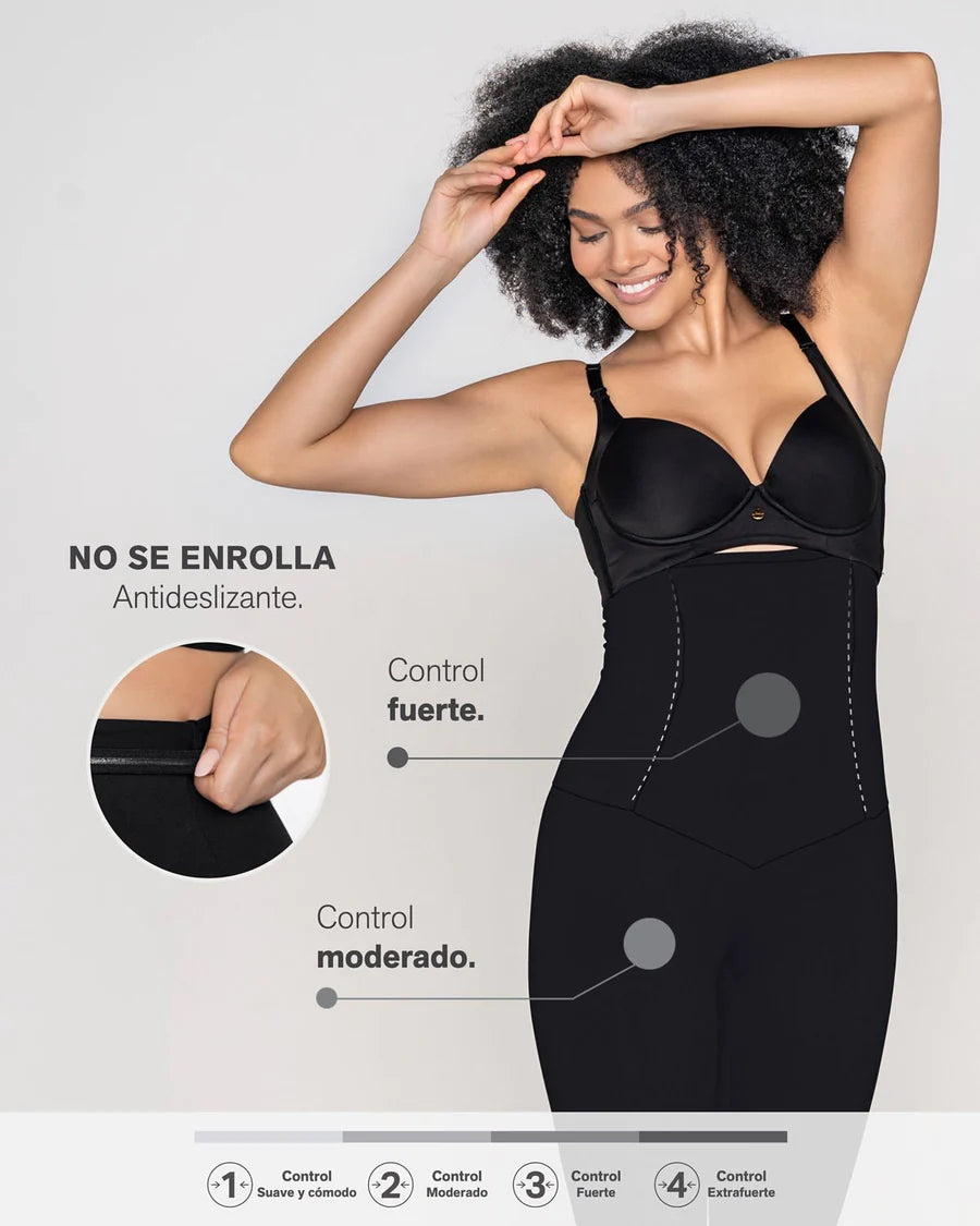 Legging de tiro alto de control en abdomen y piernas